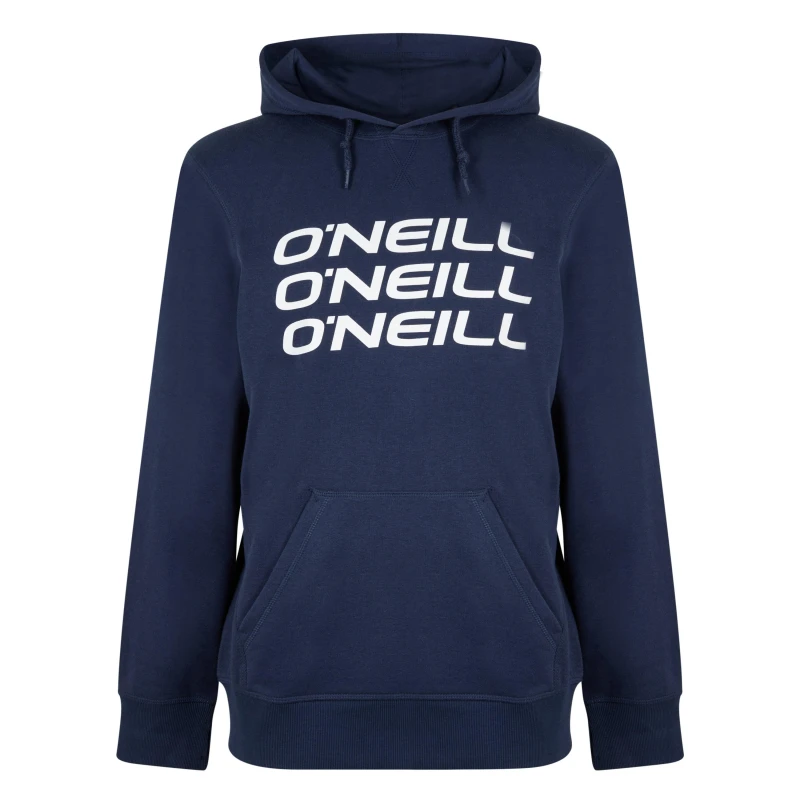 Image of ONeill Logo Stack Hoodie Mens - Blue Blue S