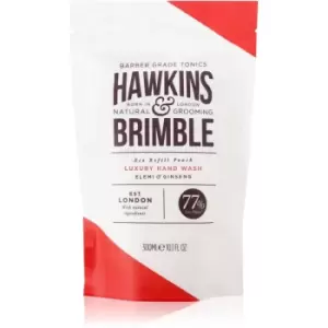 image of Hawkins & Brimble Luxury Hand Wash Eco Refill Pouch Hand Soap Refill 300ml