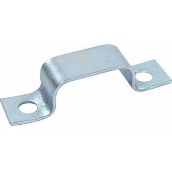Image of 4MM (2-Pipe) Full Saddle Clamp Light Duty BZP- you get 5 - Matlock