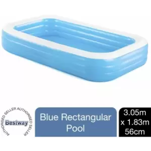 Bestway Inflatable 10' x 6' x 22"/3.05m x 1.83m x 56cmFamily Rectangular Pool