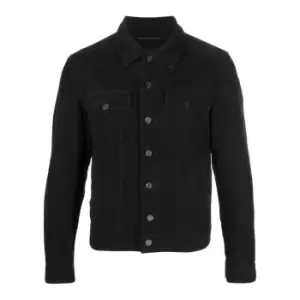 image of So Denim Ladies Olivia Denim Jacket (L) (Black)