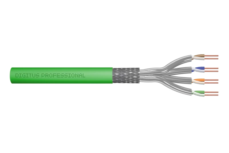 Image of Digitus CAT 8.2 S/FTP data cable - installation cable. 100 m. simplex.