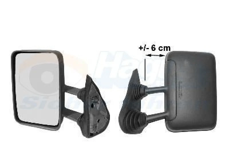 Image of VAN WEZEL Wing mirror VAN WEZEL 2812801