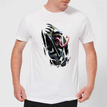 Image of Marvel Venom Inside Me Mens T-Shirt - White - XS