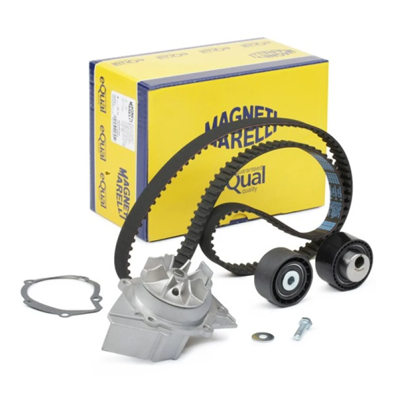 Image of MAGNETI MARELLI 132011160040 Water Pump + Timing Belt Kit Number of Teeth: 141 Water Pump & Timing Belt Kit (3096)