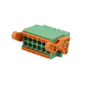 image of Phoenix Contact DFMC 1.5/ 6-ST-3.5-LR 12-pin Pluggable Terminal Block, 3.5mm Pitch 2 Rows