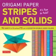 Image of origami paper stripes and solids its fun to fold