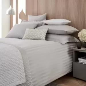 Image of Peacock Blue Hotel Alto Kingsize Duvet Cover Set, Platinum