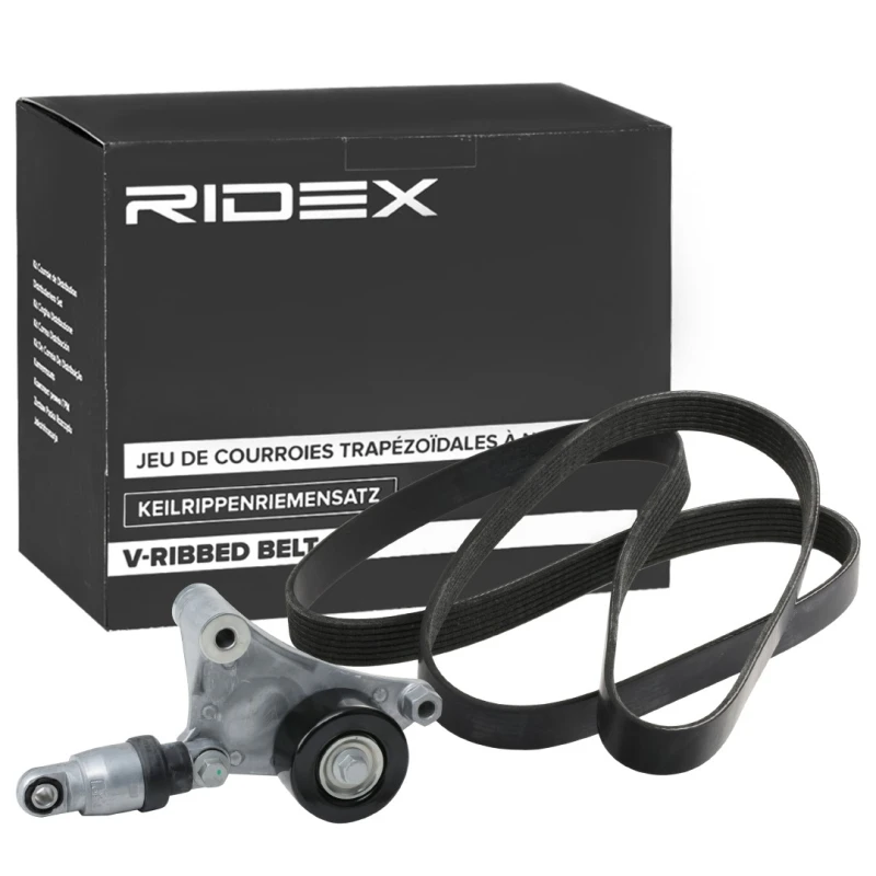 Image of RIDEX 542R0858 V-ribbed belt set V-Ribbed Belt Set (542)
