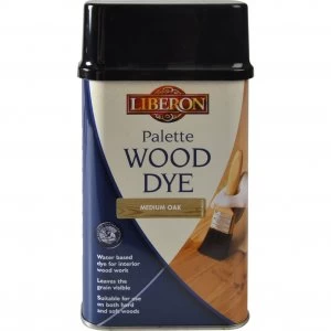 image of Liberon Palette Wood Dye Medium Oak 500ml