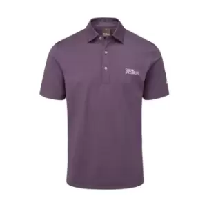 image of Oscar Jacobson Tour Polo Shirt - Purple