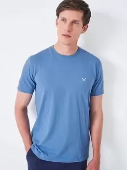 Image of Crew Clothing Crew Classic T-Shirt - Blue Size S, Men