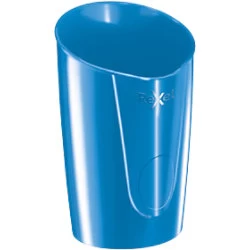 image of Rexel Pencil Pot Choices Plastic Blue 10 x 9 x 12.5 cm