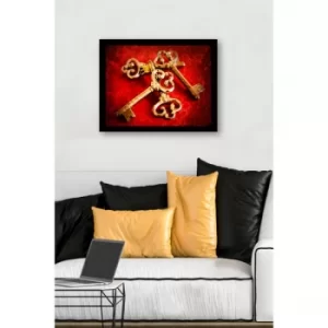 Image of SC0823 Multicolor Decorative Framed MDF Painting