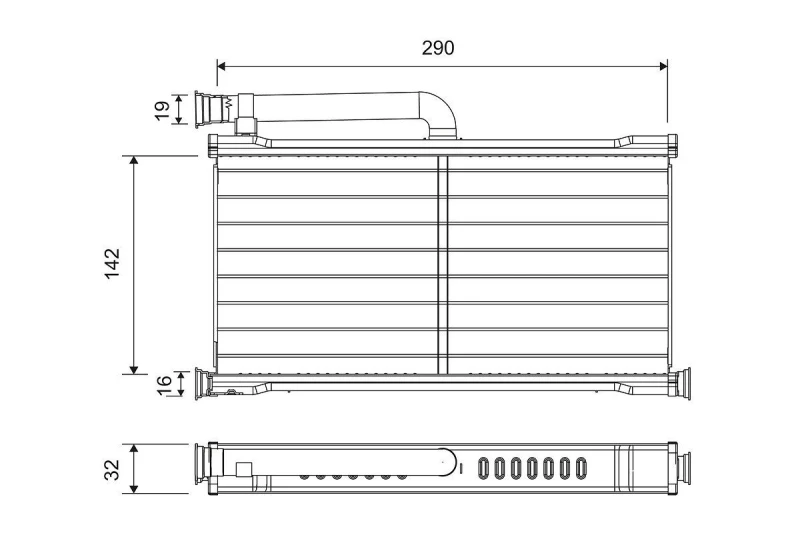 Image of Heater matrix VALEO 811527
