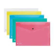 Image of Rexel Popper Wallet A4 Assorted - Outer carton of 5