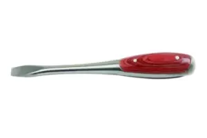 image of Gunson 77145 Classic Wooden Handle Screwdriver - Flat 9mm x 160mm