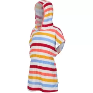 Image of Regatta Girls Bernessa Hooded Beach Towel Dress Top 13 Years - Waist 67-68cm (Height 153-158cm)