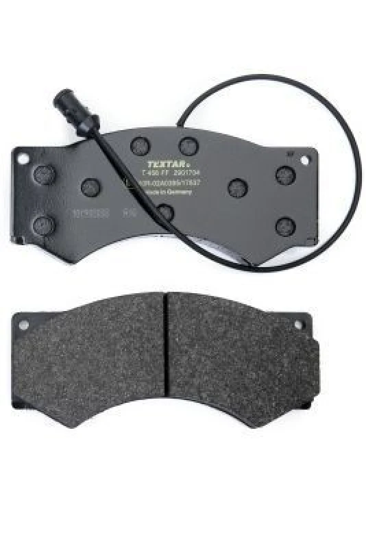 Image of TEXTAR 2901704 Brake pad set with integrated wear warning contact, without accessories Brake Pad Set,disc brake (402)