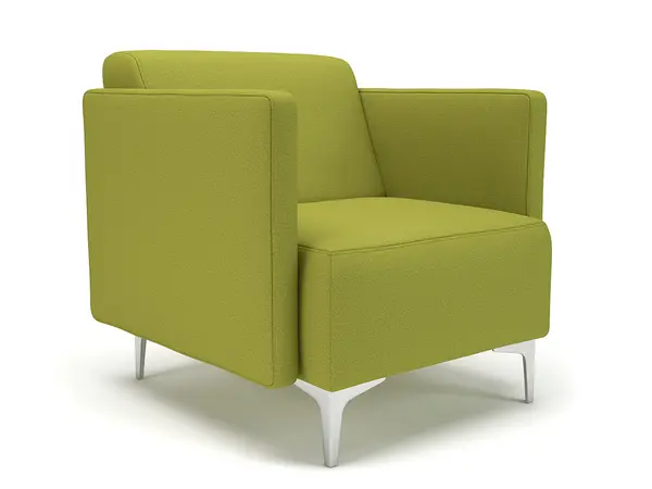 Image of Dynamic Office Solutions Napa Slim Arm 75cm Wide Armchair in Warwick Dolly Fabric NSS05849