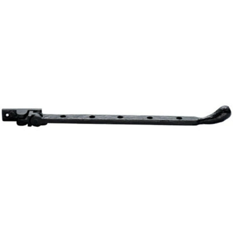 Image of Loops 10" Bulb Ended Casement Stay 254mm Length Black Antique Window Fitting Black