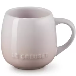 Image of Le Creuset Stoneware Coupe 320ml Sphere Mug Shell Pink
