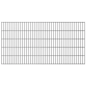 Image of Vidaxl 2D Garden Fence Panels 2.008X1.03 M 4 M (total Length) Grey