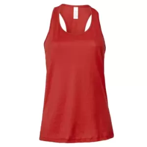 Bella + Canvas Womens/Ladies Racerback Tank Top (XL) (Red)