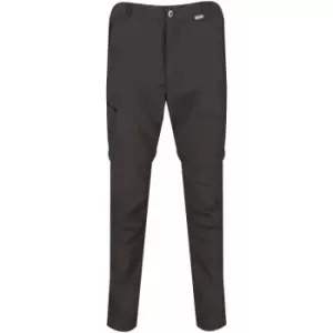 Image of Regatta Mens Leesville II Zip Off Trousers (32R) (Hawthorn Brown) - Hawthorn Brown