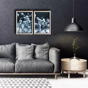 Image of 2PKCT-008 Multicolor Decorative Framed MDF Painting (2 Pieces)