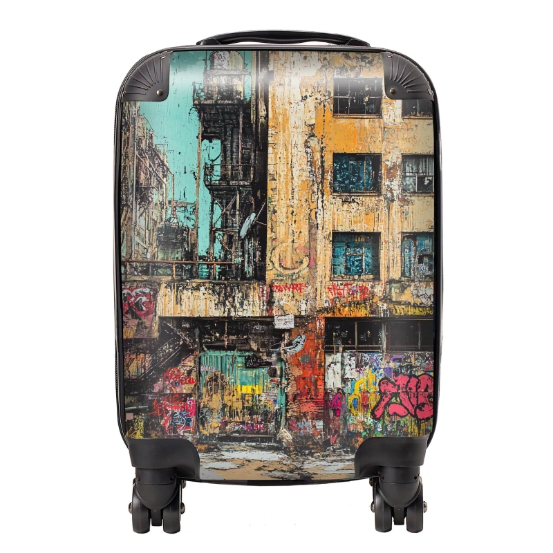 Image of Designer Luggage Jasper Reed: 00025 Suitcase Size: Large Multicolor Unisex Large