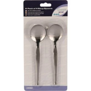 image of Cook & Eat Everyday Plain Soup Spoon Pack of 4