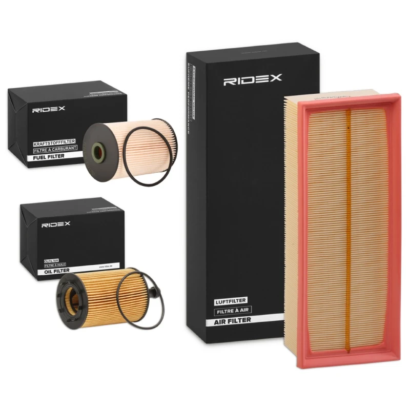 Image of RIDEX 4055F7503 Filter Set with air filter Filter Set (4055)