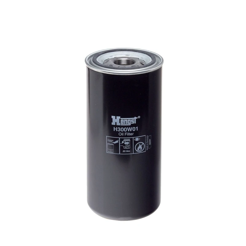 Image of Oil filter HENGST FILTER H300W01