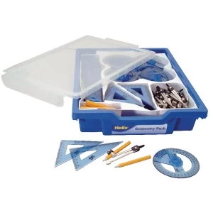 image of Helix Gratnells Blue School Geometry Class Pack Q99040