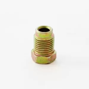 image of 1 x Steel Short Male Brake Pipe Tube Tubing Nut 10mm x 1mm