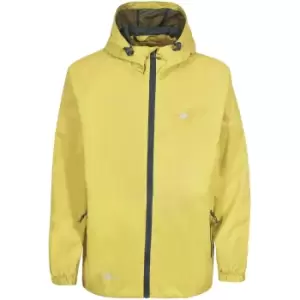 Image of Trespass Adults Unisex Qikpac Packaway Waterproof Jacket (L) (Yellow)
