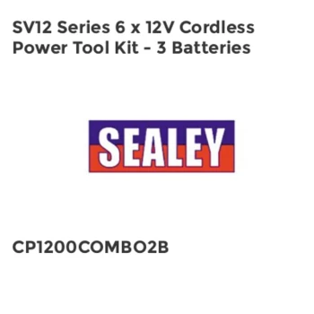 image of SV12 Series 6 x 12V Cordless Power Tool Kit - 3 Batteries