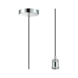 Image of Dreifa designer pendant lamp Polished chrome 1 bulb 6.7cm