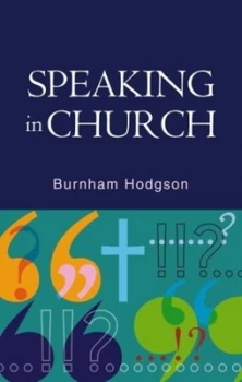 Image of Speaking in Church by Burnham Hodgson Book