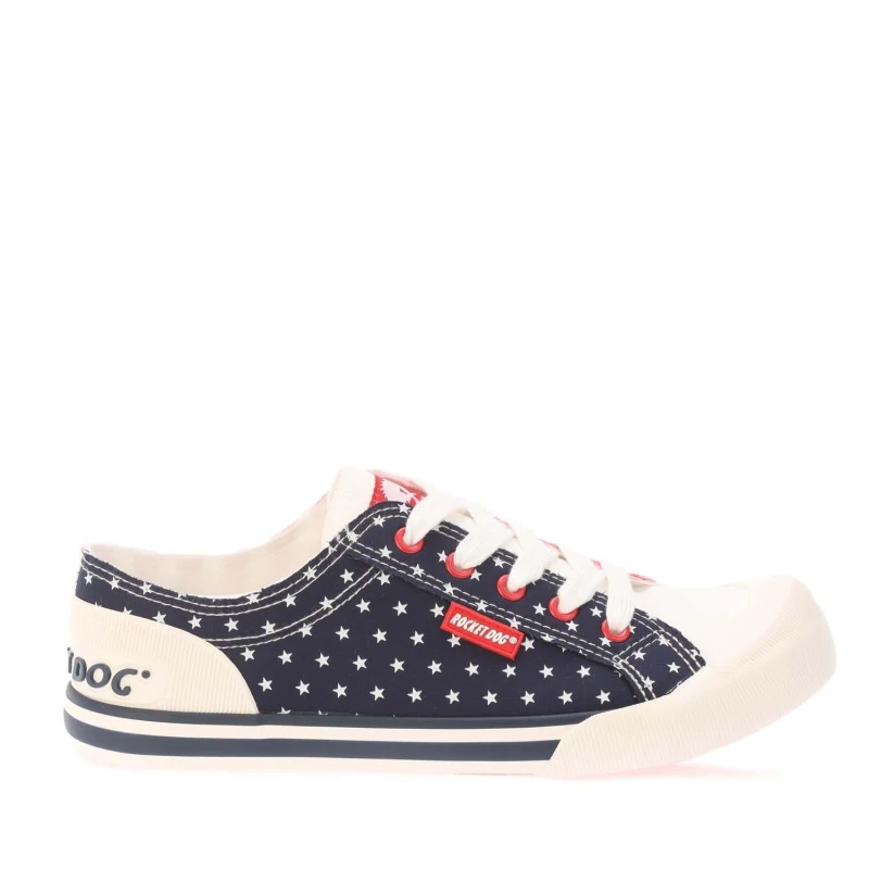 Image of Rocket Dog Jazzin Spangle Trainer Navy