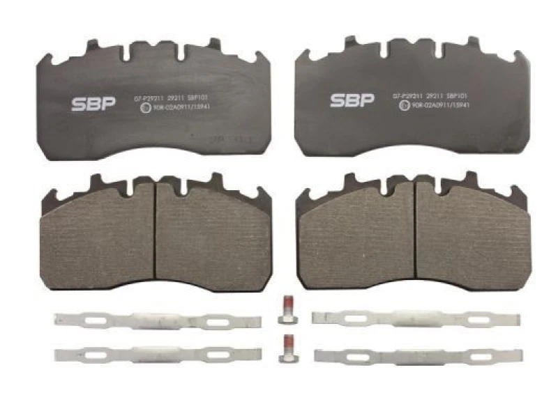 Image of SBP 07-P29211 Brake pad set Rear Axle Brake Pad Set,disc brake (402)