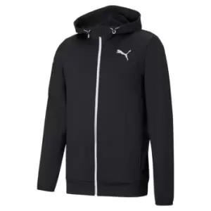 image of Puma Full Zip Hoodie Mens - Black