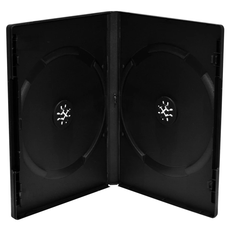 Image of MediaRange BOX30-2 optical disc case DVD case 2 discs Black