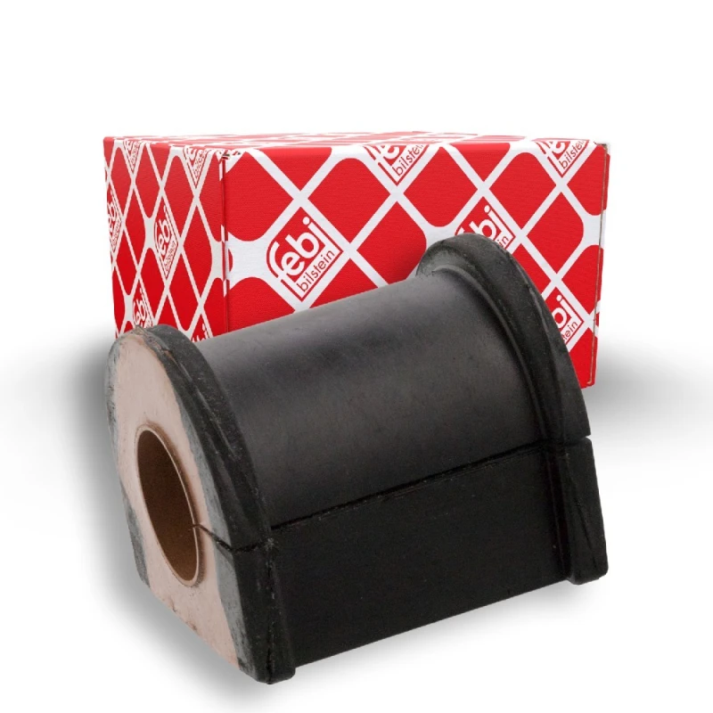 Image of FEBI BILSTEIN 15610 Stabilizer Bushes outer, Rubber Rubber Anti-roll Bar Bush Kit (1334)