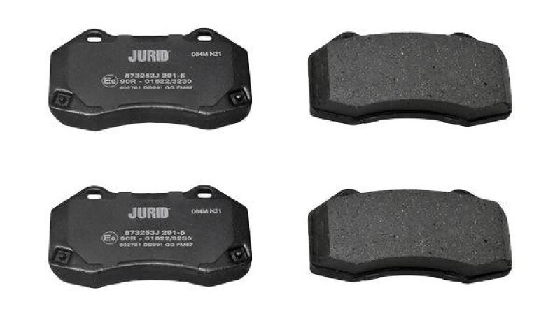 Image of JURID 573253J Brake pad set not prepared for wear warning indicator, without accessories Brake Pad Set,disc brake (402)
