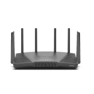 Synology RT6600ax Router WiFi6 1xWAN 3xGbE 1x2.5Gb Wireless Router Tri-band (2.4 GHz / 5 GHz / 5 GHz) 4G Black