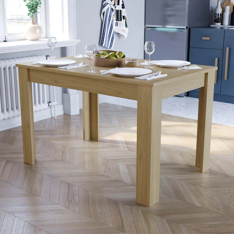 Image of Lassic Vida Designs Medina 4 Seater Dining Table Oak unisex 4 Seater