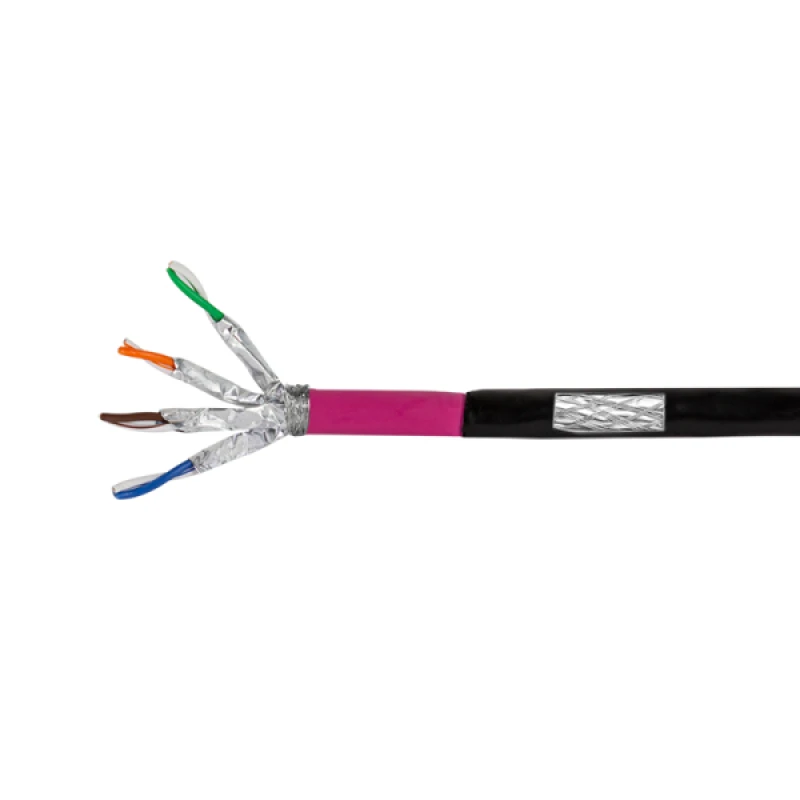 Image of LogiLink CPV0080 networking cable Black 25 m Cat7 S/FTP (S-STP)
