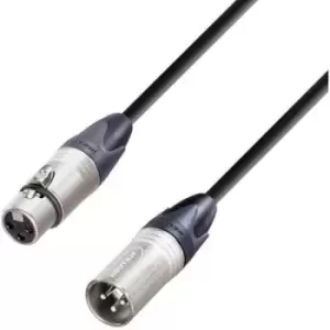 image of AH Cables K5MMF0500 XLR Cable [1x XLR socket - 1x XLR plug] 5m Black